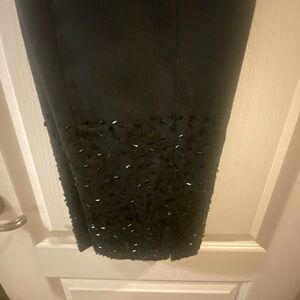Talbots signature pant black size 8 with Sequins at the bottom!  party pants!
